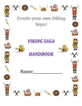 Preview of Viking story writing. An inspirational handbook for pupils writing a saga.