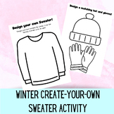 Create Your Own Winter Holiday Christmas Sweater + Hat and