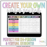 Create Your Own Word Search for Students