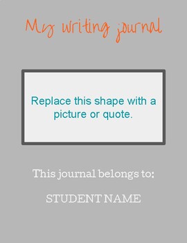 Preview of Create Your Own Writing Journal Template