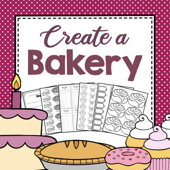 Preview of Create A Bakery | Project Based Learning Activity | PBL Bakery Activity