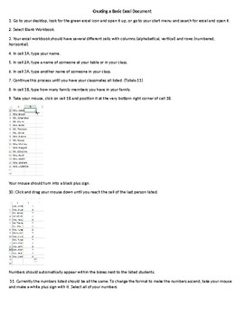 Preview of Create a Basic Excel Workbook How To