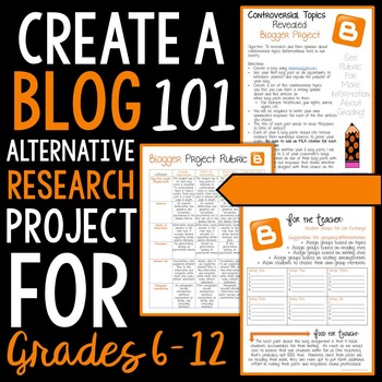 Preview of Create a Blog 101: Alternative Research Project