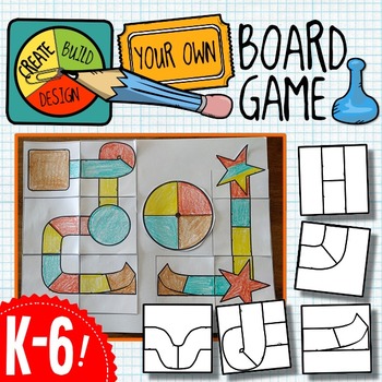 Preview of Create a Board Game-- STEAM Project