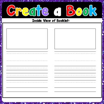 Preview of Create a Book - Become an Author and Illustrator - Student made Booklet