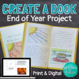 Create a Book End of Year Project PRINT and DIGITAL