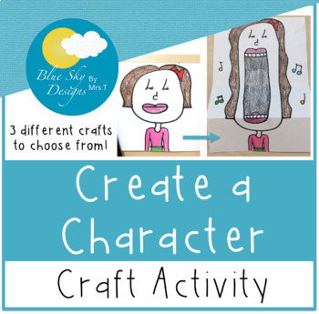 Preview of Create a Character Craftivity