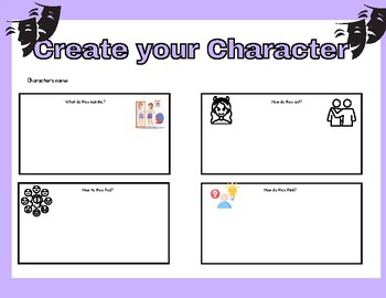 Preview of Create a Character Template