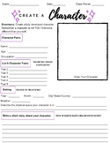 Create a Character Worksheet