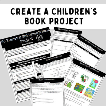 Preview of After the AP Exam-Create a Children's Book Final Project- Full Bundle APES