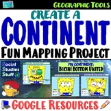 Create a Continent World Map Project | FUN Geography Skill