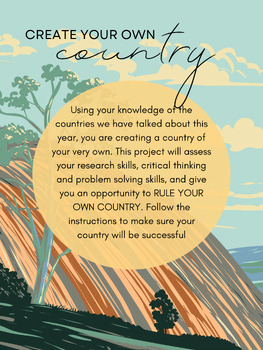 Preview of Create a Country