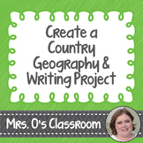 Create a Country Geography & Writing Project