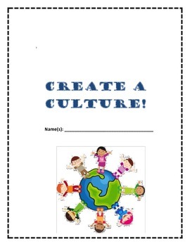 Preview of Create a Culture Student Project | Gifted and Talented 