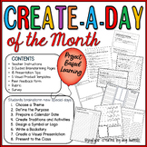 Create-a-Day PBL | Fun Learning Project  | Special Day of 