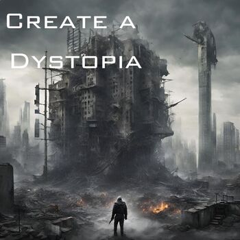 Preview of Create a Dystopia - Dystopian Presentation / Dystopian Short Story