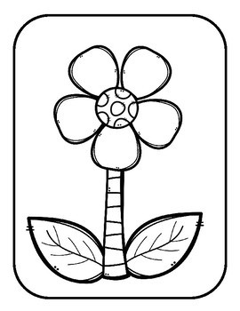 Create a Flower File Folder Game by Preschool in Paradise | TpT