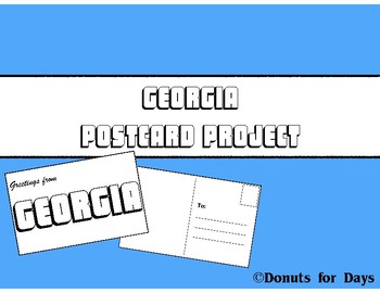georgia postcard project