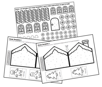 Create a Gingerbread House - A Simple Holiday Activity by Kindergarten