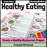Create a Healthy Restaurant Project | Healthy Eating Activ