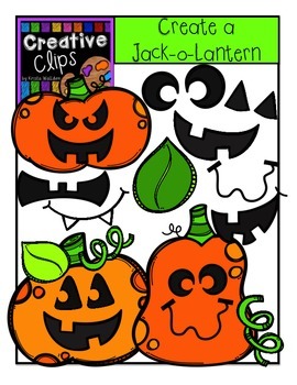 Preview of Create a Jack-O-Lantern {Creative Clips Digital Clipart}