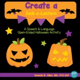 Create a Jack-O-Lantern Speech & Language Open-Ended Activity