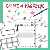 End of Year Class Magazine Template Project Writing Activi