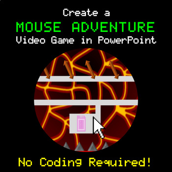 Preview of Create a Mouse Adventure Video Game in Microsoft PowerPoint | NO CODING REQUIRED
