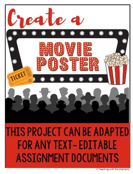 Preview of Create a Movie Poster from a Reading Assignment