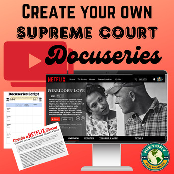 Preview of Create a Netflix Series about a Supreme Court Case