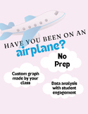 Create a Pictograph No Prep Airplane Theme