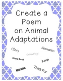 Create a Poem: Animal Adaptations