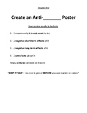 Create a Poster | Anti-Smoking/Racism/Bullying, etc