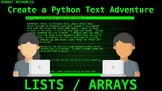 Create a Python Text Adventure || Part 7: Arrays