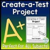 Create a Test template: Students Love to Make the Test (Wo