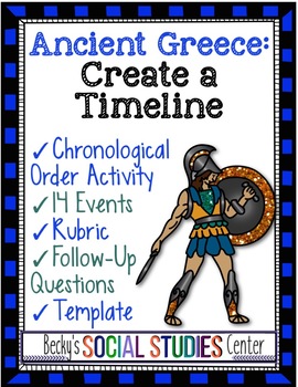 Preview of Create a Timeline Project of Ancient Greece - 14 Important Events!