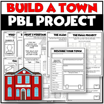 Preview of Create a Town PBL | Project Based Learning