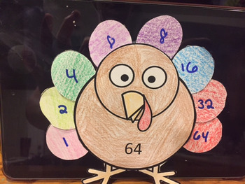 Preview of Create a Turkey: Factors and Multiples Feathers