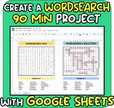 Create a WORD SEARCH with Google Sheets  FUN 90 MIN DIGITA