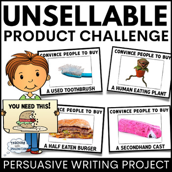 Preview of Create an Advertisement Persuasive Writing Project Prompts Advertising Activity