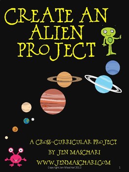 Preview of Create an Alien - A Space and Planet Project