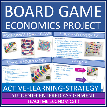 Preview of Create an Economics Board Game Make Your Own Board Game Economic Project