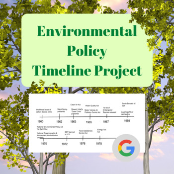 Preview of Create an Environmental Policy Timeline Project