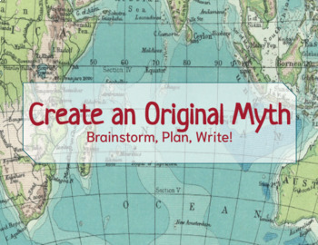 Preview of Create an Original Myth- Google Slides & Pear Deck, Distance Learning