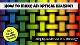 Create an Woven Optical Illusion: using Google Drawing