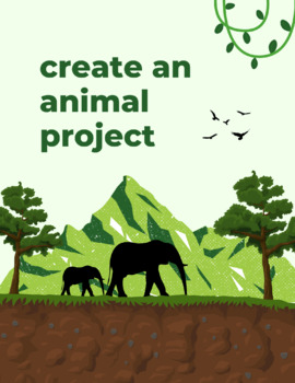 Create An Animal Adaptations Project Teaching Resources | TPT