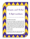 Create and Order three 4 digit numbers