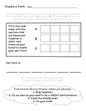 Create and Perform a  Form Worksheet