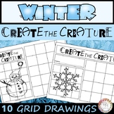 Create the Creature Winter Edition | Grid Drawing | Early 