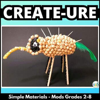 Preview of Create-ure Spring STEM Challenge Activity with Life Science Extensions